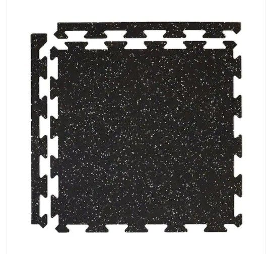 Rubber Gym/Weight Room Flooring Tiles (25.7 sq. ft.) (6-Pack)