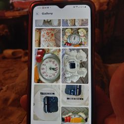 Wall Deco Campbell Soup Clock,gloves,and Shelve