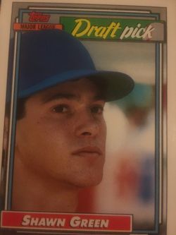 Baseball Draft card Shawn Green 1992