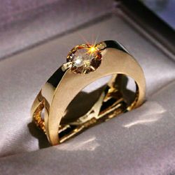 Dazzling 18K Natural Gem Diamond Ring