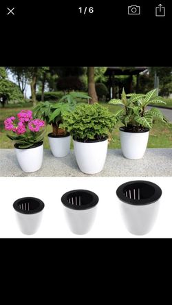 Flower pots new 3xsmall 3xmedium 1xlarge
