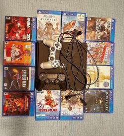 PS4 Bundle 12 Games 2 Controllers