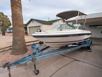 sea ray open bow bass and ski boat 17 ft  lake ready