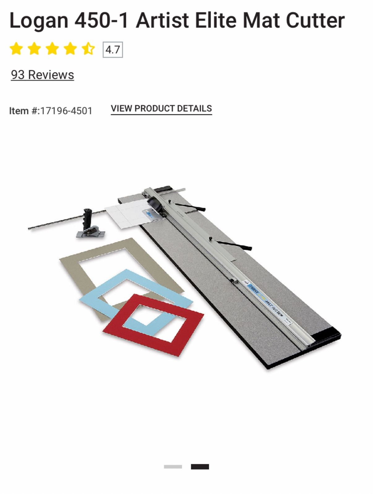 Gunn Art Mat Board Cutter