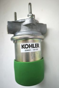 Genuine Kohler 229051-S Fuel Pump 2.0-3.5 psi, 12V dC, 1/4" NPTF for Generators, New!