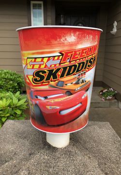 Kids waste basket Movie Cars. $5