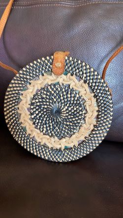 Rattan Round Boho Style Handwoven Crossbody Bag
