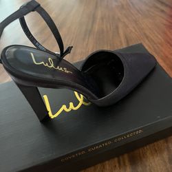 Black  Lulu’s Heels 