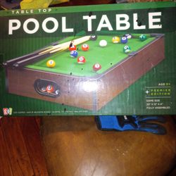 Table Top Pool Table