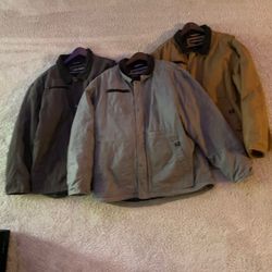 Men’s Dri-Duck Rambler Quilt-Lined Chore Coat size XL