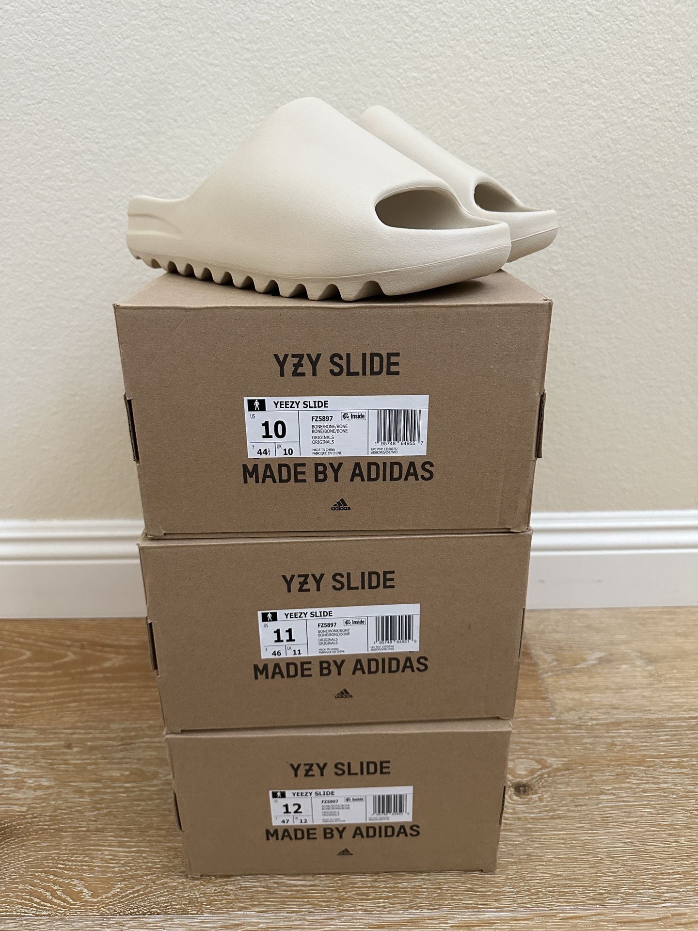 Adidas Yeezy Slide Bones (size 10, 11, 12)