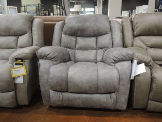 Woodward Park Brenton Recliners Power Rocker Recliner - Pewter Gray | Reclining Chair | Lounge Chair