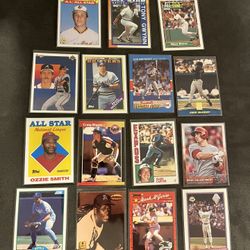 15 Card Lot Of Baseball HOFers & Stars