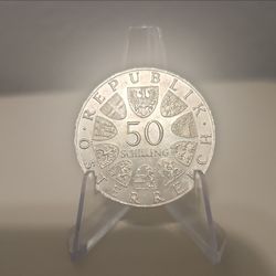 Austrian 50 Schilling Silver Coin