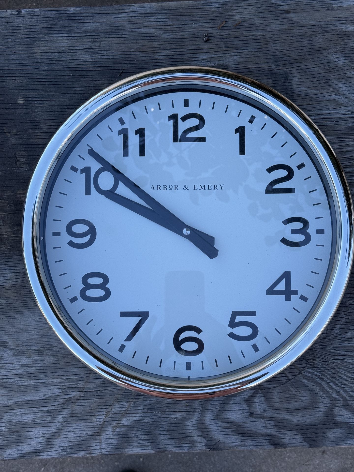 Large Battery Operated Wall Clock By Arbor & Emery