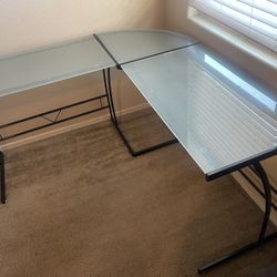 Glass Desk