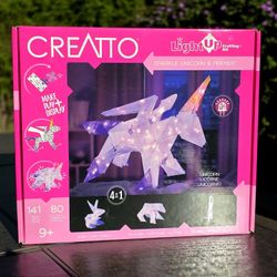 Creatto Sparkle Unicorn & Friends Light-Up Craft Puzzle