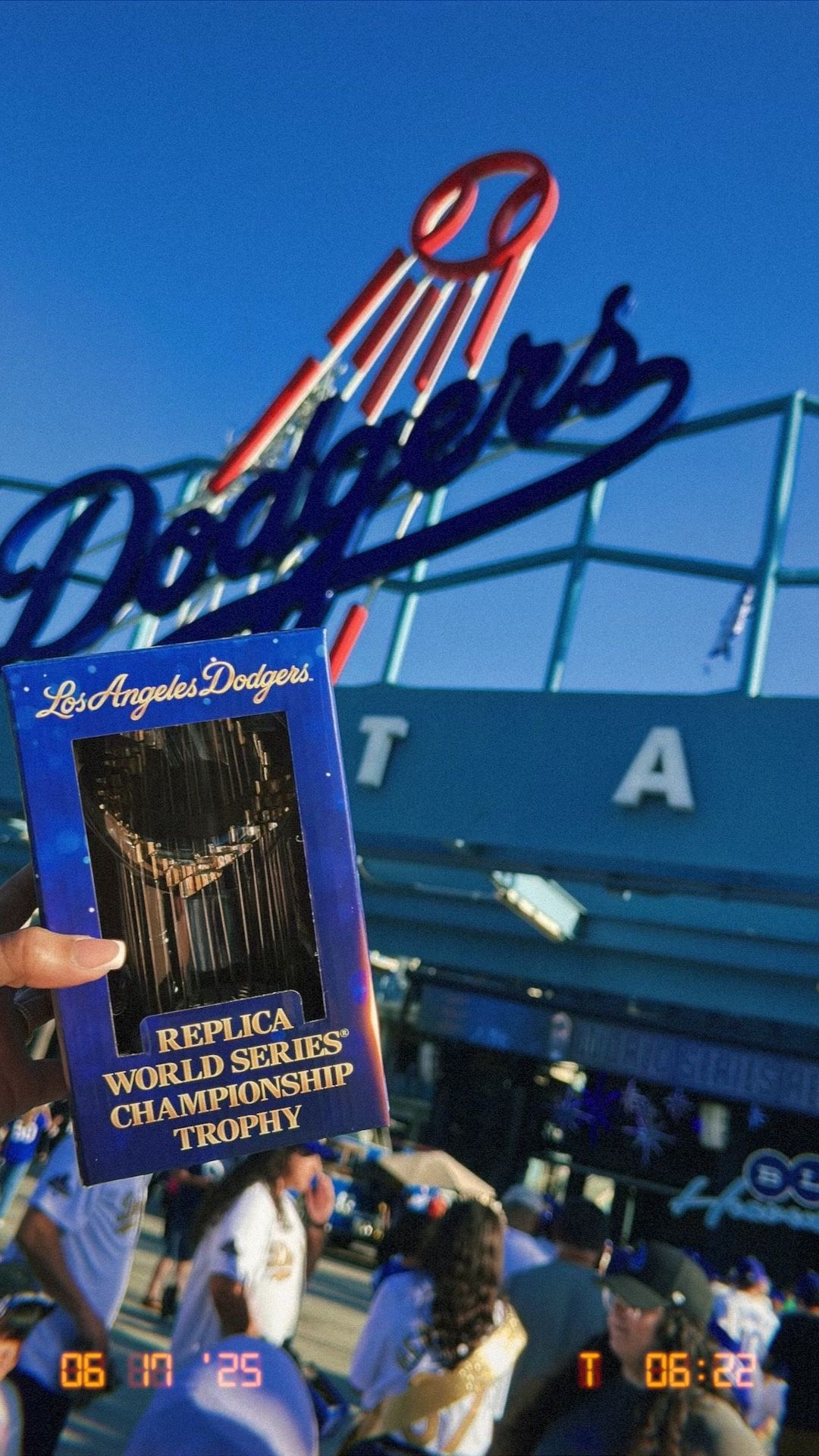 Dodgers World Series Trophy 🏆