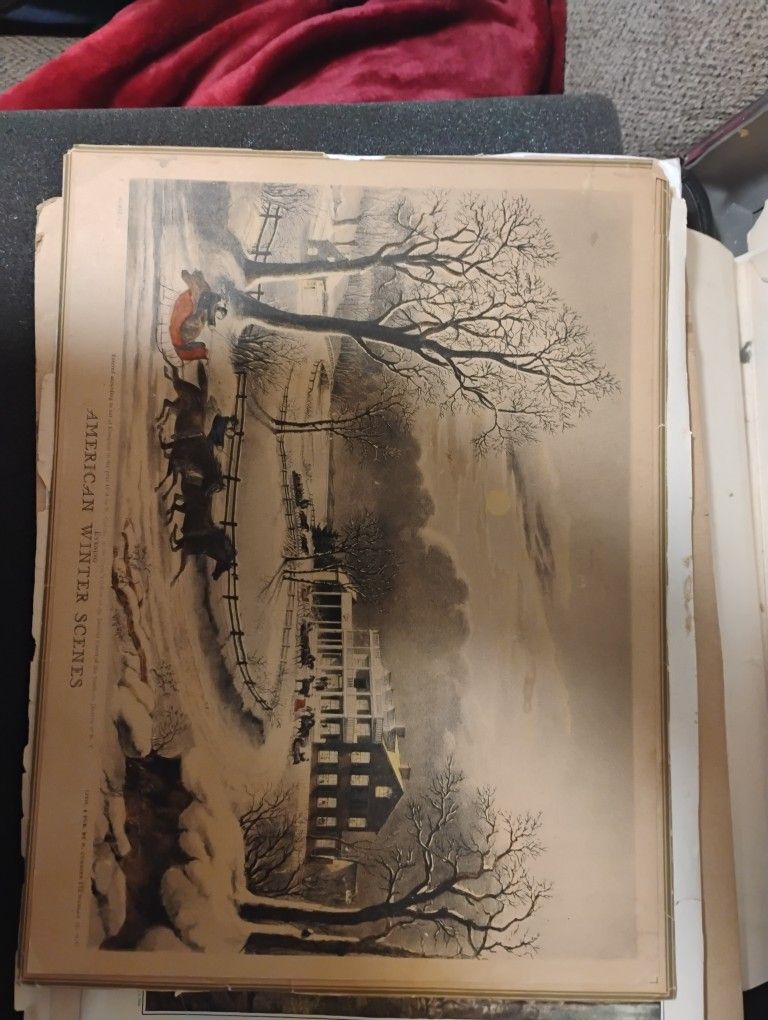 American winter scene