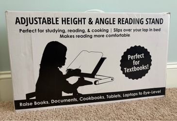 Adjustable reading stand