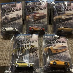 Hot Wheels Fast & Furious Silver Series Racing Course 2025 Set of 5 JBY39-4B10