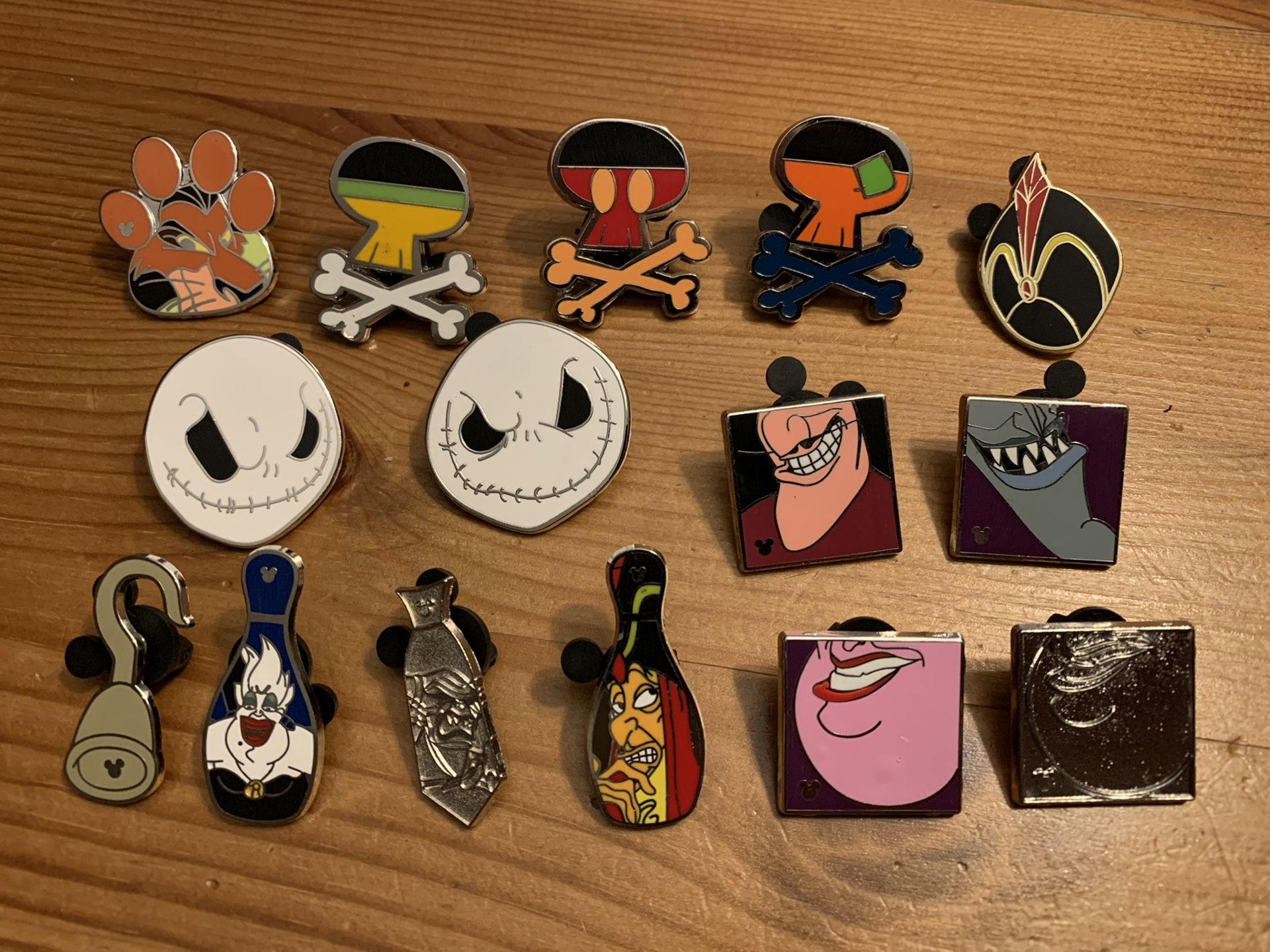 Disney Trading Pins - Villain set