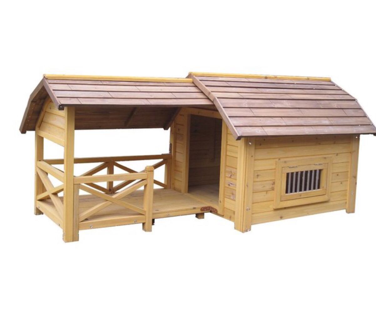 Houses & Paws Wooded Lux Dog House