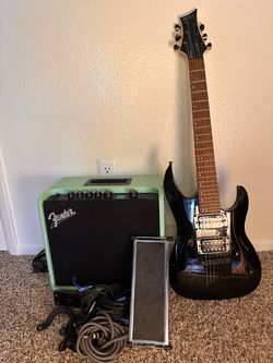 Mitchell MM100 + Fender Mustang LT25 Electric Guitar Package