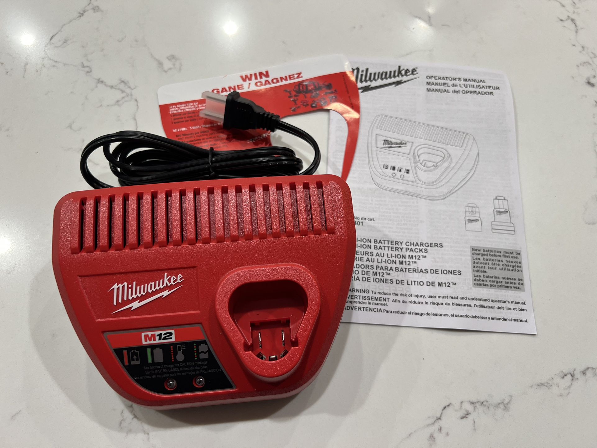 Milwaukee M12 Charger * Brand New