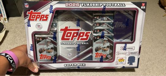 Topps flagship football super box