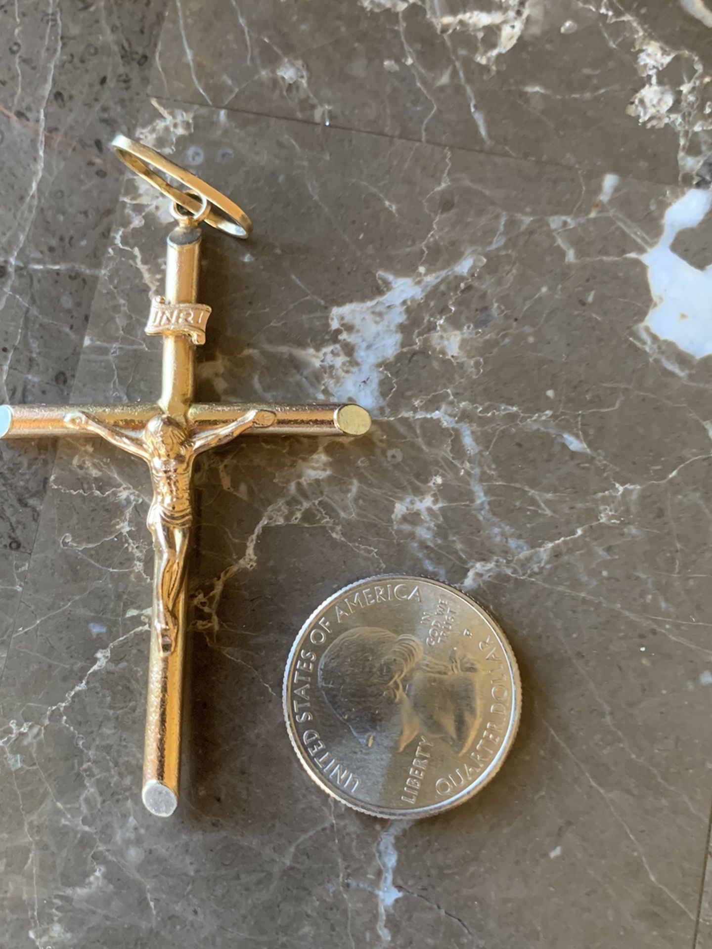 14k Gold Cross