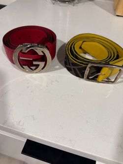 Real Gucci and Real fendi belt $300 for both easy steal
