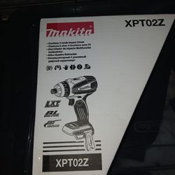 Makita XPT02Z 18V LXT Brushless Hybrid Impact Driver".