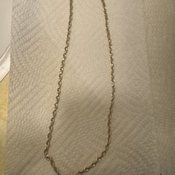 14k Gold Solid Rope Chain 20in long