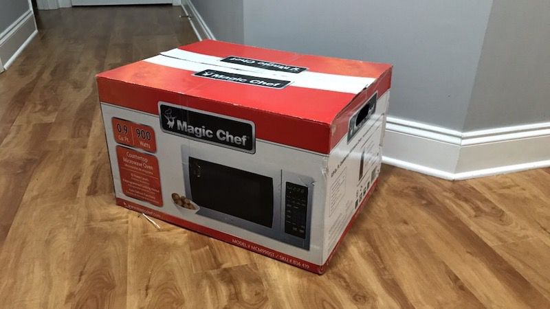 Bought this a few months ago because the previous house did not have a microwave over the range. Literally was used a dozen times. Great condition! W