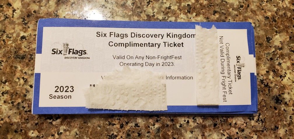 Six Flags Discovery Kingdom Complementary Ticket (Vallejo, CA)
