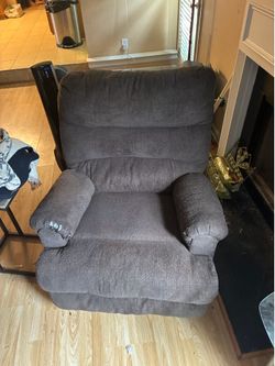 Brown  recliner chair