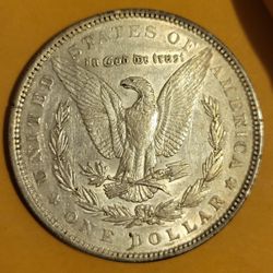 1879 Morgan Silver Dollar Coin 