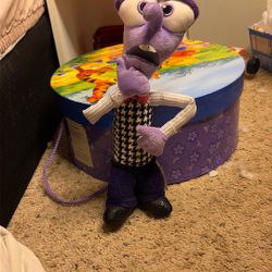 12” Disney Store Pixar Inside Out Fear Plush