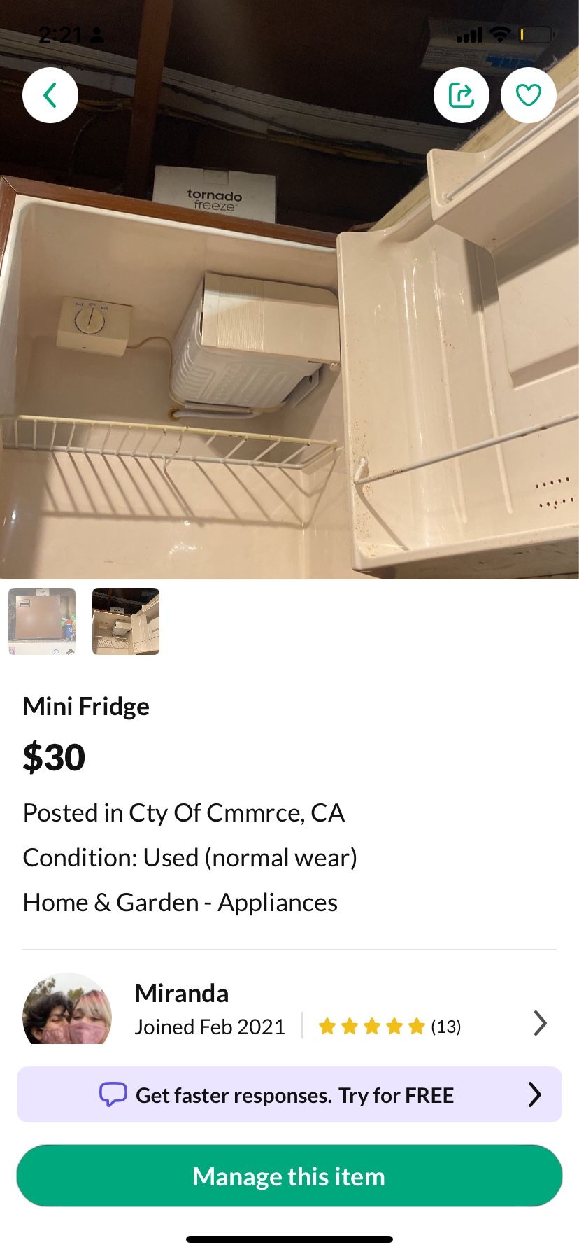 Mini Fridge