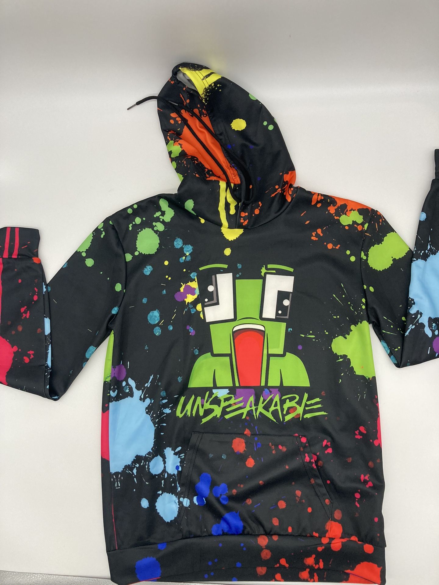 Unspeakable Hoodie, Cartoon Long Sleeve Pullover Sweatshirt, YL *BRAND NEW*