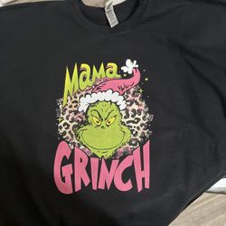 Mama Grinch Crewneck Sweater