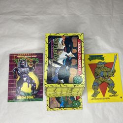 Lot 87 Teenage Mutant Ninja Turtles Cards missing #38 & 2 side cards