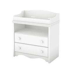 Wooden Changing Table in White/ Baby Stuff / Baby Dresser