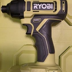 Brand new Ryobi One+ drill, impact driver, battery and charger. All new.