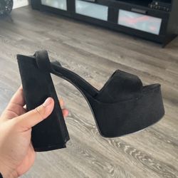 Black Size 8 Heels