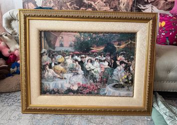 Dinner at the Ritz Hotel painting