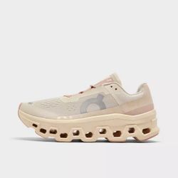 Women's On Cloudmonster Running Shoes - Moon Fawn - Size 9.5