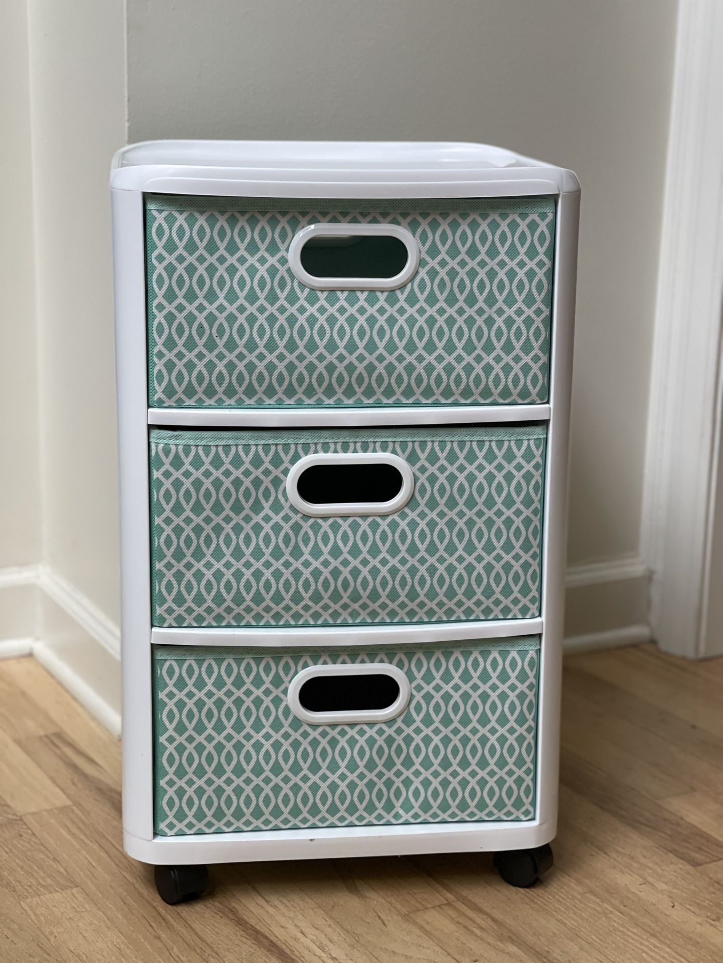 3-Drawer Rolling Storage Cart