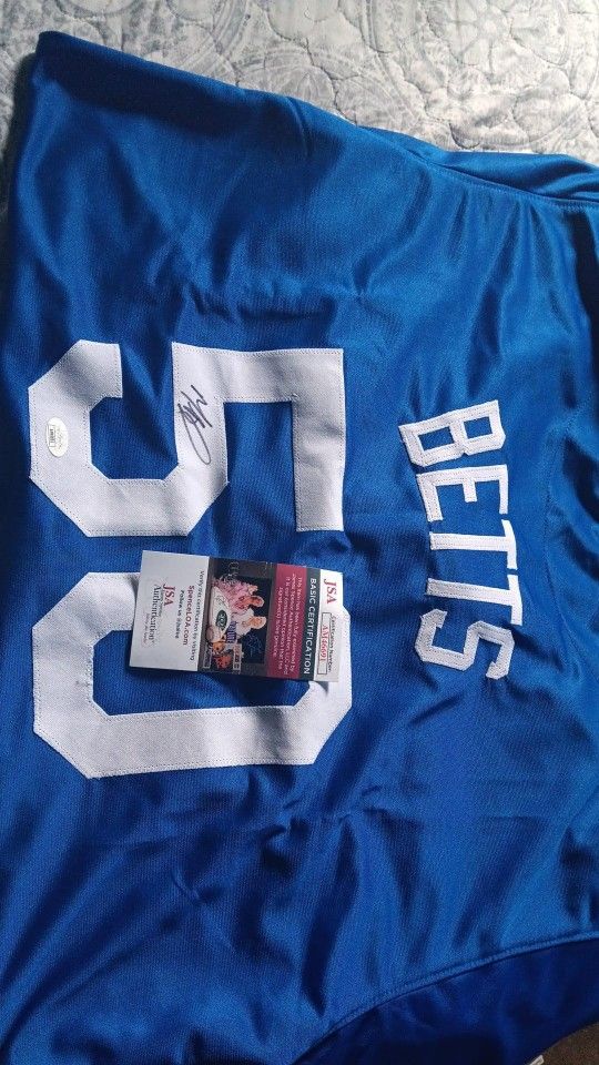 Mookie Betts Signed Dodgers Jersey